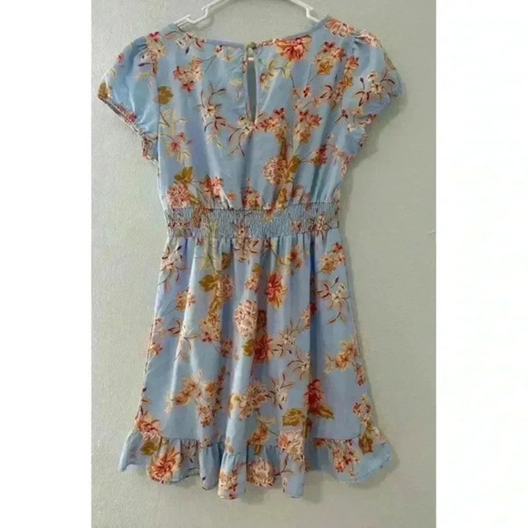 Indulge Short Flounced dress flowered size M‎ - Picture 2 of 4